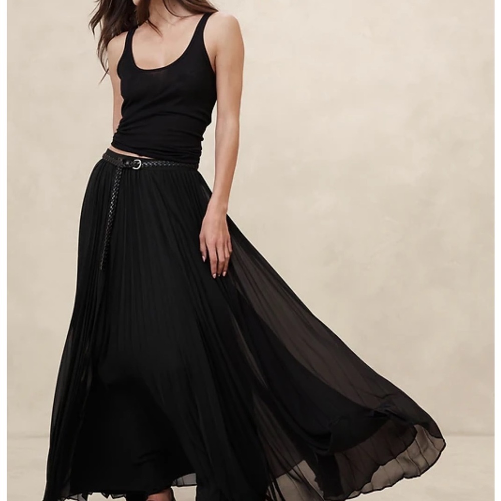 Banana Republic Black Maxi Skirt
